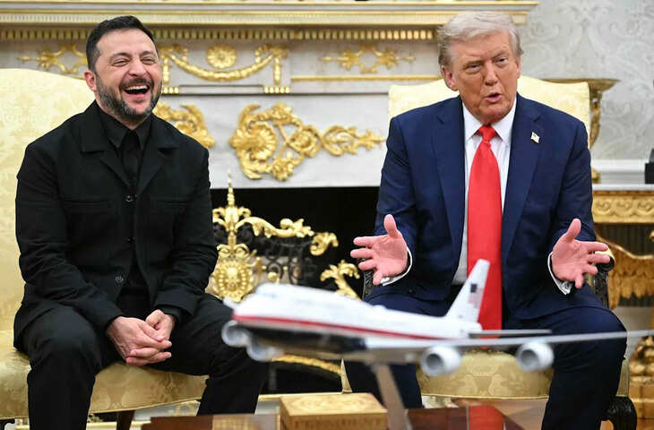 पुतिन को लेकर ट्रंप ने कही ऐसी बात कि जेलेंस्की भी नहीं रोक पाए अपनी हंसी, यहाँ देखिये वायरल वीडियो&nbsp;