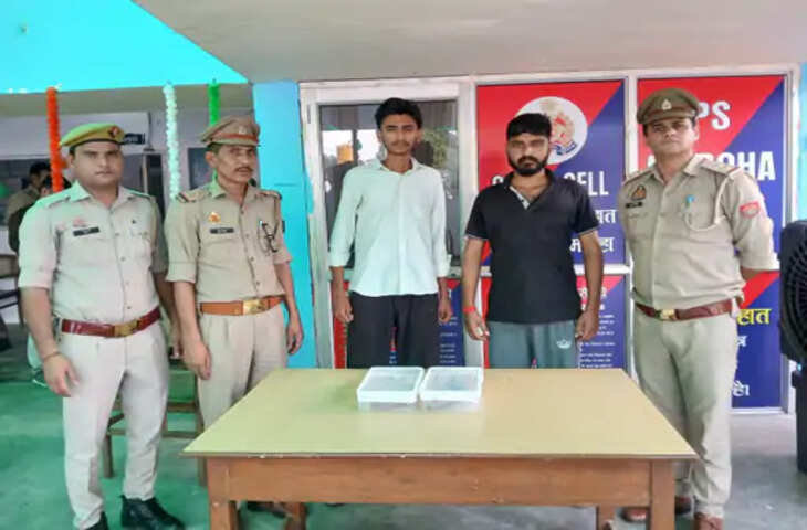 अमरोहा में चाप की दुकान पर दो गुटों में फायरिंग, दो आरोपी गिरफ्तार; अन्य की तलाश जारी