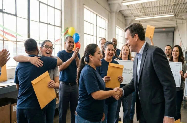 ऐसा बॉस हर किसी को मिले! कर्मचारियों को मिला ₹2,100 करोड़ का बोनस, सुनकर चौंक गई दुनिया​​​​​​​