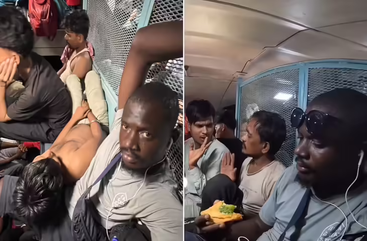 भीड़, गर्मी और हंगामा! 30 घंटे की ट्रेन यात्रा के बाद विदेशी व्लॉगर का हाल बेहाल, बोला - 'कमज़ोर दिल वालों के बस की बात नहीं...'