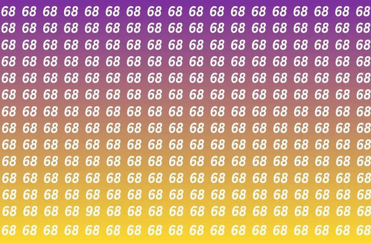  68 की भीड़ में 98 ढूंढ़ने में दिमाग का दही हो जाएगा, ढूंढ़ लिया तो कहलाएंगे हुनरबाज नंबर-1