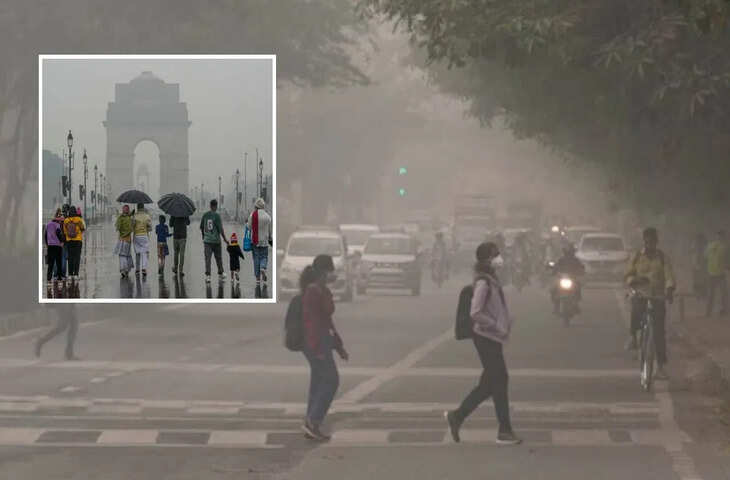 प्रदूषण और कोहरे का डबल अटैक&hellip; दिल्ली में बारिश के बाद कड़ाके की ठंड, 20 इलाकों में AQI 300 के पार