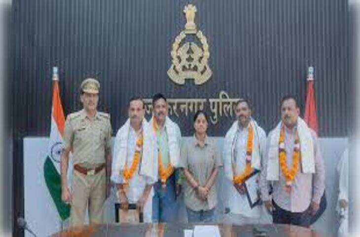 मुज़फ्फरनगर पुलिस लाइन में भावुक माहौल: सेवानिवृत्त पुलिसकर्मियों को दी गई सम्मानपूर्वक विदाई