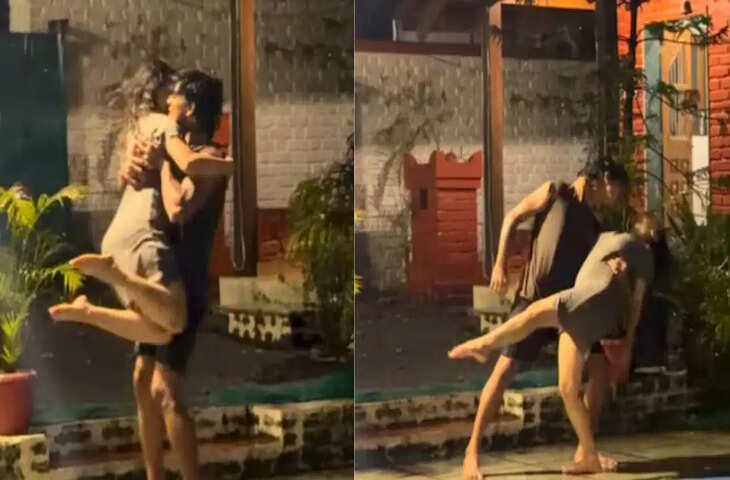 बारिश में &lsquo;Gale Lag Ja&rsquo; गाने पर कपल का रोमांटिक डांस वायरल, केमिस्ट्री देख फैंस बोले- दिल छू लिया