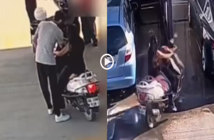 'इतनी बी क्या जल्दी थी....'&nbsp;एक्सेलरेटर दबाते ही रॉकेट बन गई दीदी फिर दीवार में हुई क्रेश लैंड, Viral Video देख नहीं रुकेगी हंसी&nbsp;