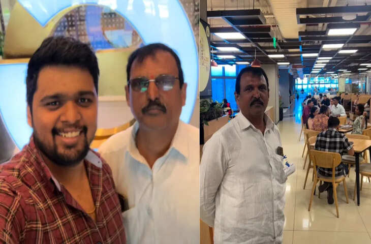 गूगल बेंगलुरु में बेटे के साथ पिता का स्पेशल दिन, वायरल हुआ दिल छू लेने वाला वीडियो