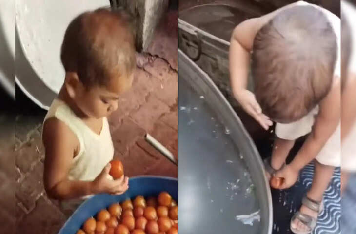 &lsquo;खाने से पहले धोकर खाना चाहिए&rsquo;&mdash;मां की बात सुन बच्चे ने गुलाब जामुन को भी धो डाला, वीडियो देख&nbsp;हंसते-हंसते लोटपोट हो जाएंगे&nbsp;​​​​​​​