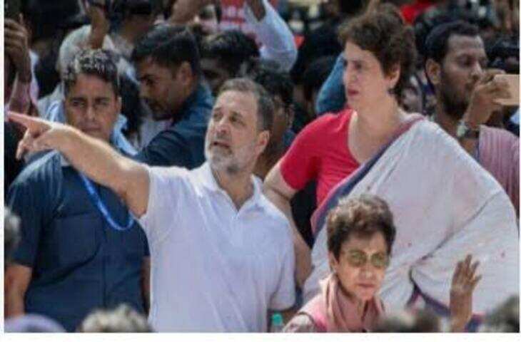 राहुल-प्रियंका गांधी हिरासत में, 8 घंटे से ज्यादा धरने के बाद पुलिस ने उठाया; वीडियो में जाने 250 प्रदर्शनकारी भी हिरासत में