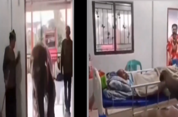 केयर टेकर हुआ बीमार तो मिलने के लिए अस्पताल पहुंच गया हाथी, देखिए फिर क्या हुआ...