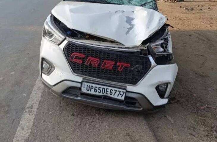 मेरठ में देर रात तेज रफ्तार कार का कहर: 6 वाहनों को मारी टक्कर, 3-4 घायल, एक की हालत गंभीर
