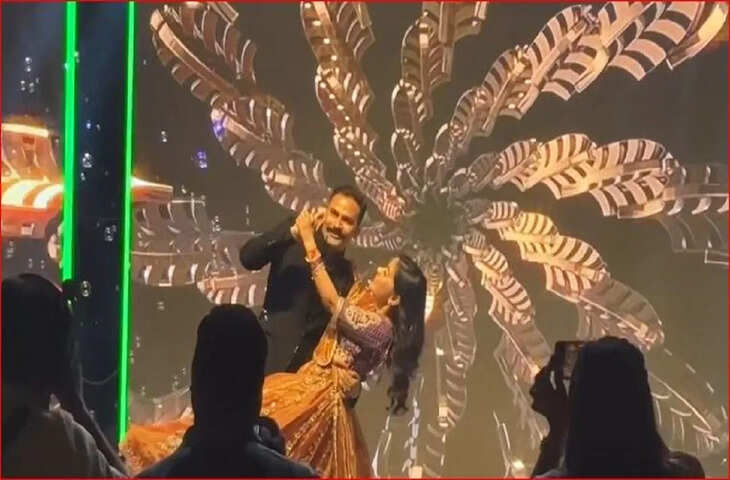 Video: रिंग सेरेमनी में अंशिका वर्मा और IPS केके बिश्नोई ने किया रोमांटिक डांस, &lsquo;चल प्यार करेगी&rsquo; पर झूमे दोनों​​​​​​​