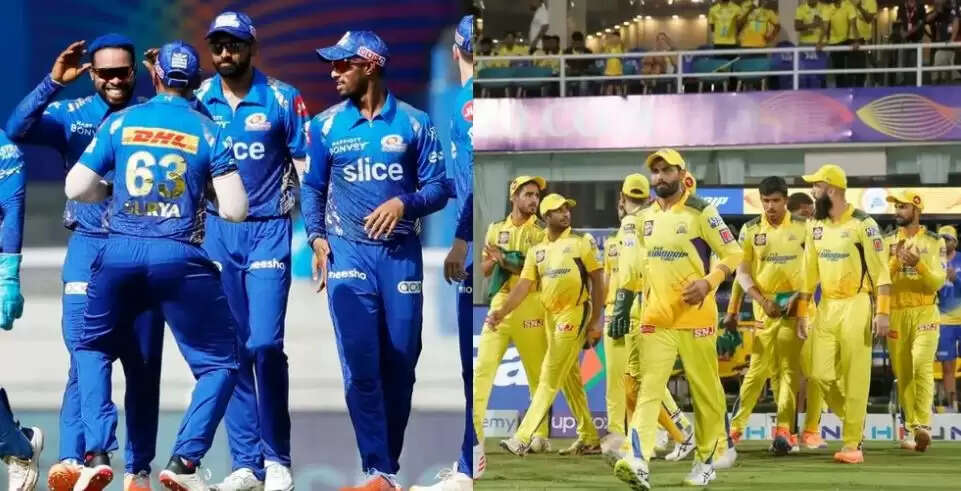 IPL 2022 MI vs CSK -1-1