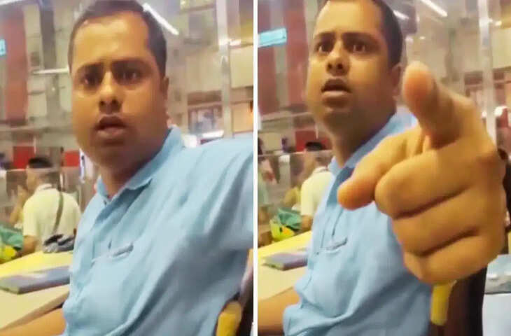 &lsquo;नहीं बोलूंगा मराठी&hellip;&rsquo;&nbsp;मुंबई सेंट्रल स्टेशन पर भाषा विवाद, कर्मचारी और यात्री में बहस का वीडियो सोशल मीडिया पर वायरल
