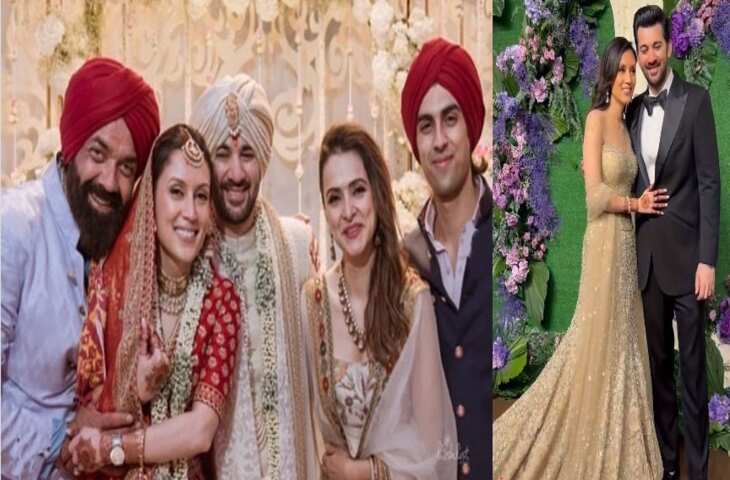 Karan Deol Wedding : सलमान खान समेत ये सितारे सनी देओल के बेटे की वेडिंग रिसेप्शन में हुए शामिल, करण-दृशा का भी वीडियो आया सामने