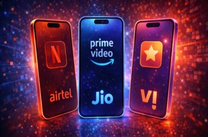 Free OTT in 2026: Airtel vs Jio vs Vi की बड़ी टक्कर, किस रिचार्ज प्लान में मिलेगा सबसे ज्यादा कंटेंट