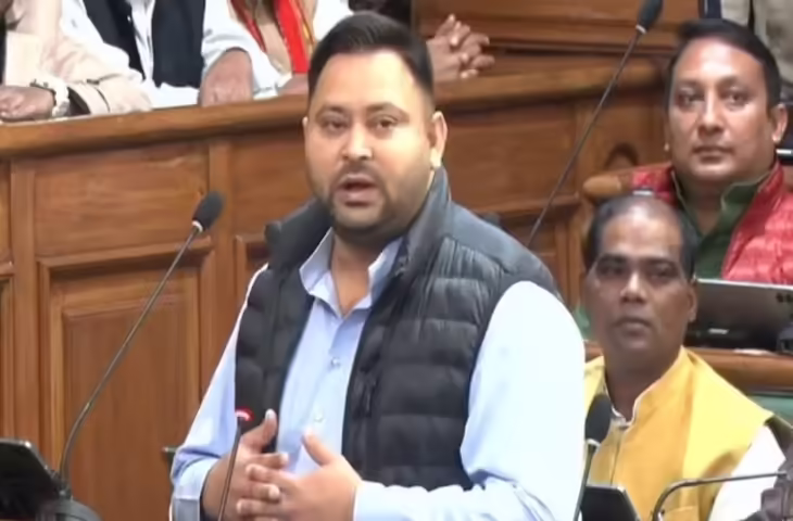नेता प्रतिपक्ष तेजस्वी यादव के सदन में आने को लेकर सियासी हलचल