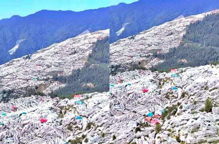 हिमाचल प्रदेश में ओलावृष्टि का कहर, सेब की फसल तबाह, फुटेज में देंखे मौसम विभाग ने 5 दिन तक अलर्ट जारी किया