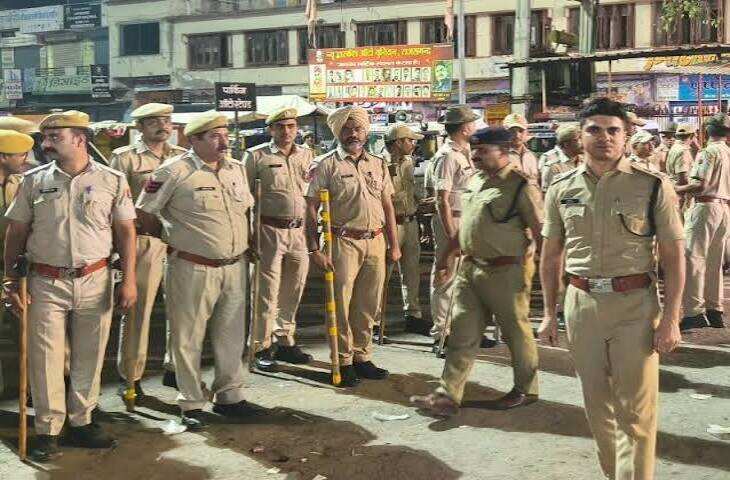 राजसमंद में नवरात्रि पर महिलाओं की सुरक्षा के लिए पुलिस अलर्ट, वीडियो में जाने गरबा-डांडिया पंडालों का निरीक्षण