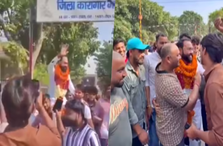 गाजियाबाद रेप केस के आरोपी के स्वागत का वीडियो वायरल, जमानत पर रिहाई के बाद हुआ भव्य स्वागत