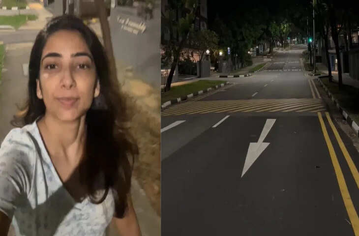 रात के 3 बजे सिंगापुर की सड़क पर अकेले घूमती दिखी भारतीय लड़की, अब सेफ्टी पर छिड़ी बहस, Viral Video