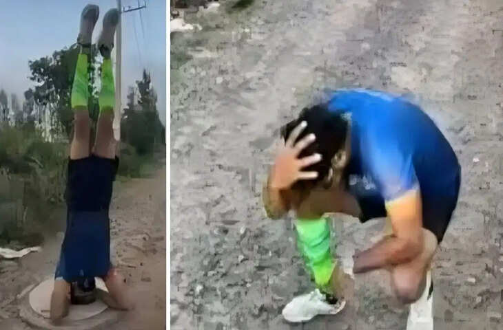 बेंगलुरु में बिजनेसमैन का अनोखा विरोध: जर्जर सड़क पर दौड़ लगाकर बनाया वीडियो, मंत्री और विधायक से की मरम्मत की मांग