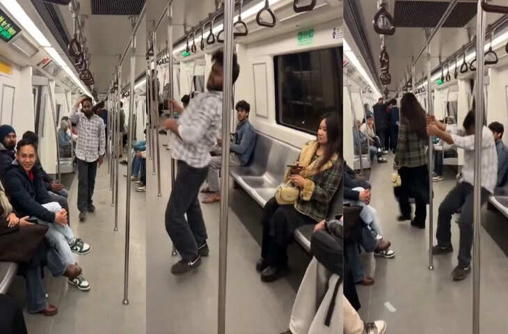 Viral Video: मेट्रो में युवक की Reel से मचा हड़कंप! लड़कियों में फैली दहशत; सोशल मीडिया पर भड़के लोग​​​​​​​