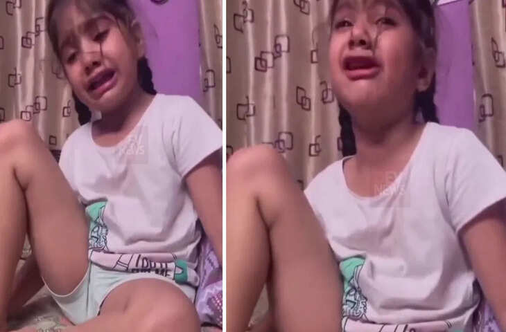 रोते हुए बच्ची ने मां को धमकी देकर कह दी ऐसी बात, सुनकर सोच में पड गए लोग, देखें ये वायरल वीडियो