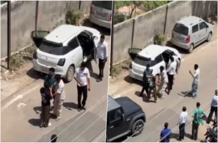 वीडियो! जयपुर में सड़क हादसे के बाद ड्राइवर से मारपीट और अपहरण की कोशिश, पुलिस जांच में जुटी