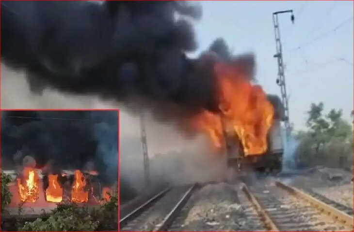 रतलाम डिवीजन में बड़ा रेल हादसा टला: राजधानी एक्सप्रेस की बोगी में आग, 68 यात्री सुरक्षित, 15 साल पुरानी घटना की याद ताज़ा