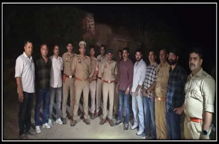 मथुरा में बाबरिया गैंग के दो बदमाश गिरफ्तार, पुलिस पर की फायरिंग; जवाबी कार्रवाई में पैर में लगी गोली
