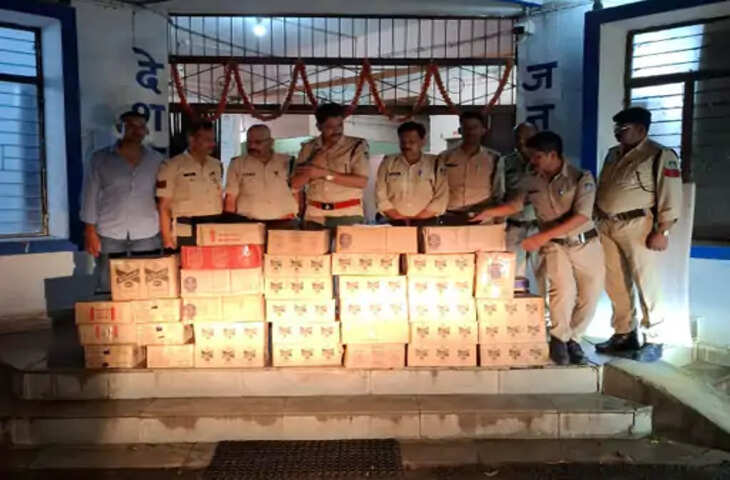 सागर में अवैध शराब पर बड़ी कार्रवाई: मकान से 564 बल्क लीटर शराब जब्त, 4 लाख की खेप बरामद, आरोपी फरार