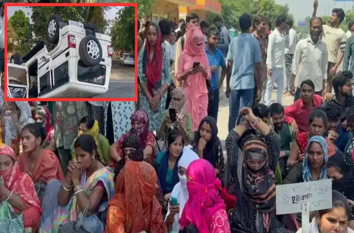 नोएडा में वेतन वृद्धि की मांग को लेकर फैक्ट्री कर्मचारियों का उग्र प्रदर्शन, फुटेज में देंखे कई इलाकों में हिंसा और तोड़फोड़