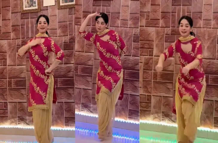 'Lethal Jaat' गाने पर पिंक सूट में लड़की का धमाकेदार डांस, एनर्जी और अदाओं ने जीता दिल
