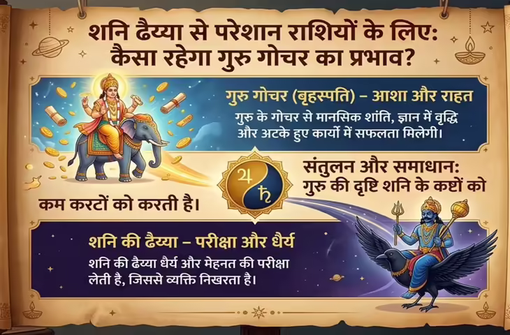 Guru Gochar Effect on Singh and Dhanu Rashi: शनि ढैय्या के बीच गुरु का बड़ा सहारा, सिंह और धनु राशि वालों को मिल सकती है राहत
