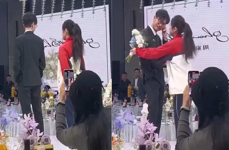 शादी के मंडप में दिखा स्कूल वाला प्यार! दुल्हन को स्कूल ड्रेस में देख रो पड़ा दूल्हा, देखे वायरल वेडिंग मोमेंट&nbsp;