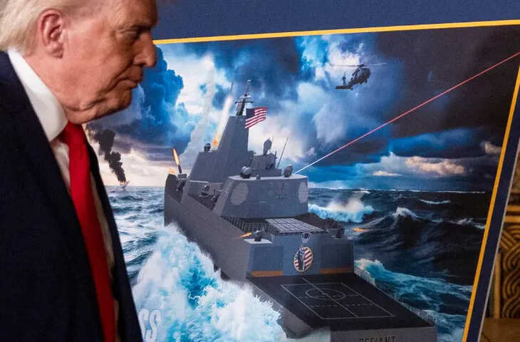 Trump Class Warship: समुद्र में अमेरिका की नई दहशत, AI सिस्टम, इलेक्ट्रिक रेल गन और घातक क्रूज मिसाइलों से लैस है नया युद्धपोत ​​​​​​​