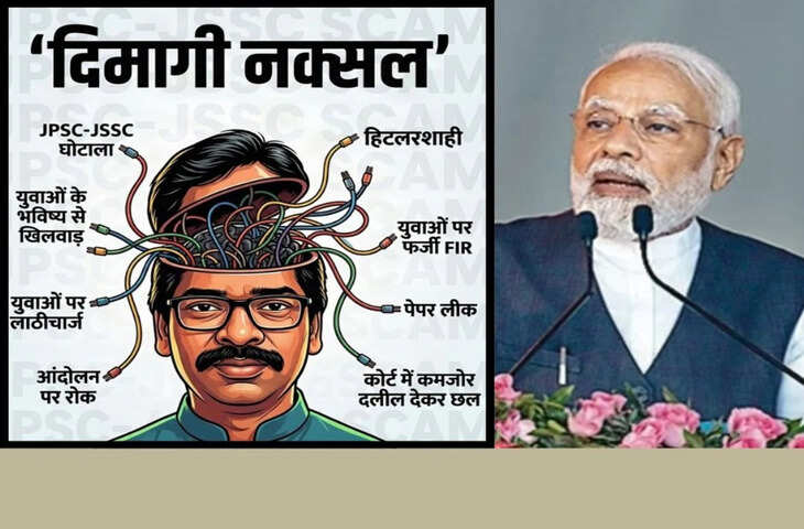 सीएम हेमंत सोरेन की AI तस्वीर को लेकर सियासी घमासान, JMM ने पीएम मोदी से पूछा सवाल