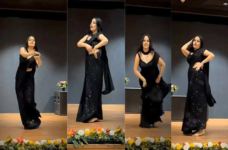 काली साड़ी में लड़की का स्टाइलिश डांस वीडियो वायरल, सोशल मीडिया पर मचा तहलका