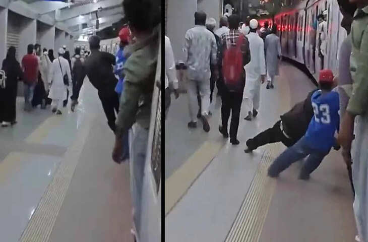 मुंबई लोकल में छपरियों का स्टंट Video Viral, यूजर्स बोले &ndash; &lsquo;RPF लट्ठ चलाओ, हम साथ हैं&rsquo;​​​​​​​