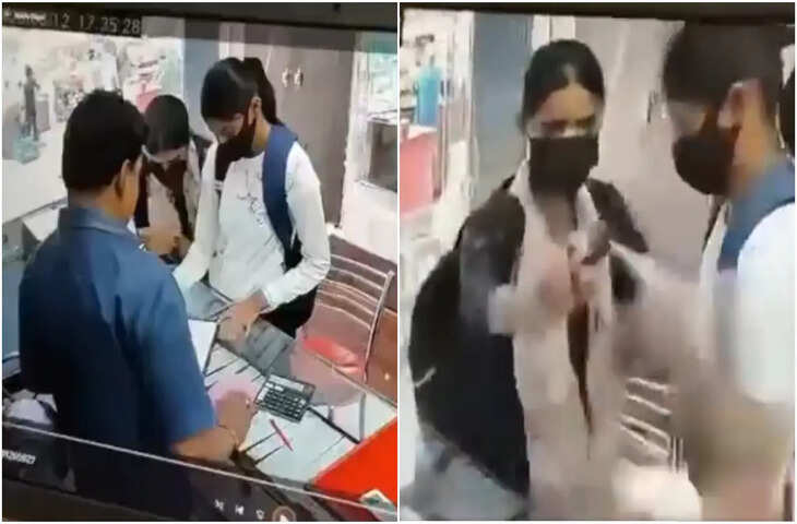 दुकान में घुसी चोरनियों की चालाकी फेल, ज्वेलरी शॉप मालिक ने ऐसे दबोचा, वीडियो देखकर लोग हैरान
