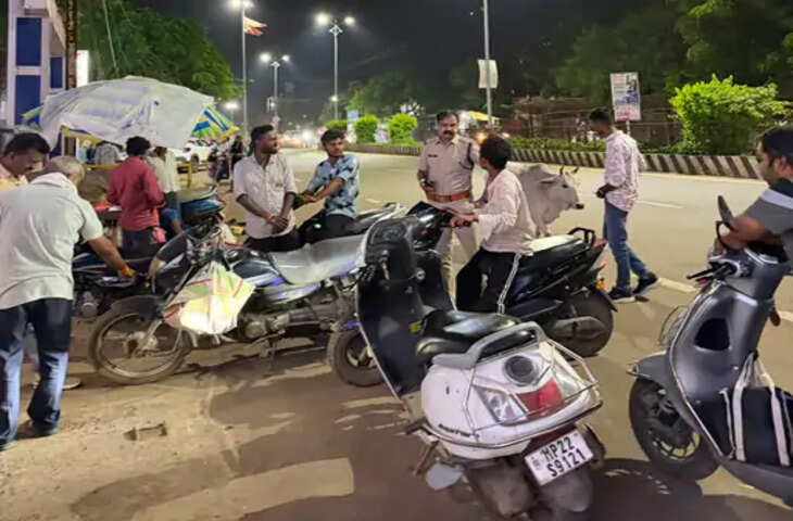सिवनी में रात तक चला यातायात पुलिस का सघन अभियान, नियम तोड़ने वालों पर कार्रवाई