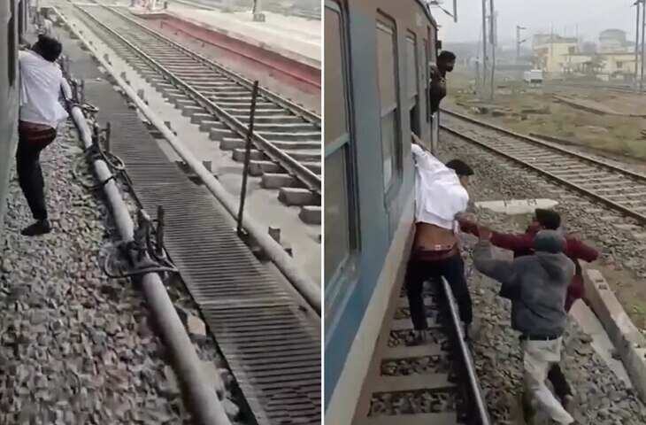 ट्रेन बना अखाड़ा! पैसेंजर का सिर भिड़ाने से लेकर चोर को दौड़ा-दौड़ाकर पीटने तक, 2025 के वायरल VIDEO​​​​​​​