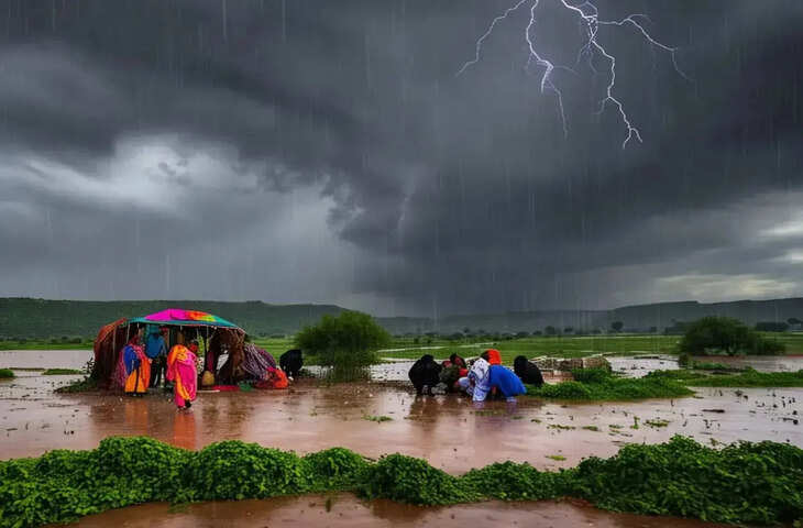 राजस्थान में बारिश और ओलों का कहर, दो मिनट के वीडियो में जाने मौसम विभाग ने कई जिलों में अलर्ट जारी किया