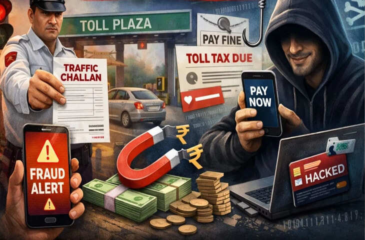 ट्रैफिक चालान की आड़ में साइबर ठगी! मिनटों में हो सकता है बैंक अकाउंट खाली, जानें कैसे रहे सुरक्षित&nbsp;