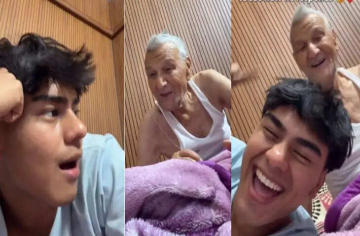 दादा-पोते का क्यूट वीडियो वायरल, मासूम सवालों और प्यार भरे जवाब ने जीता दिल