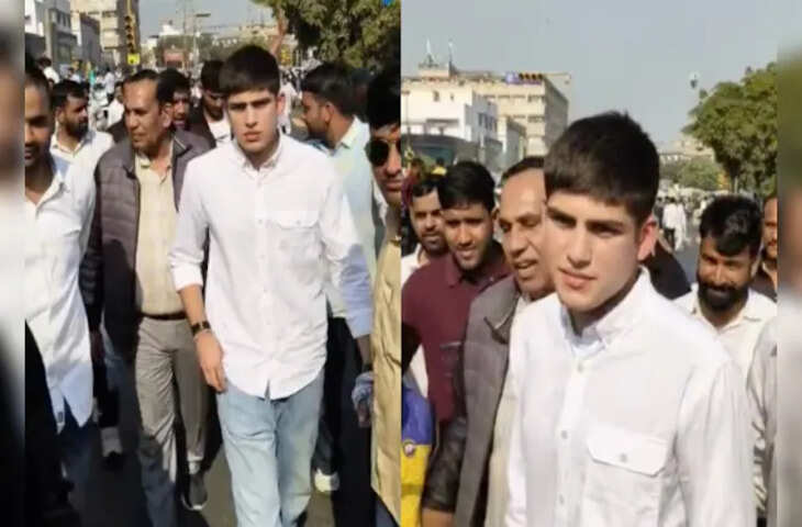 जयपुर में अरावली के लिए NSUI की बड़ी रैली, सचिन पायलट के बेटे भी हुए शामिल, बोले- &nbsp;Gen-Z यहां मौजूद हैं