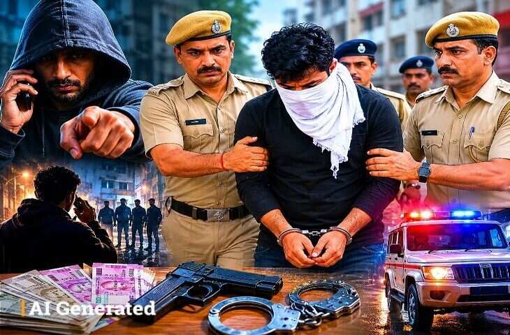 जयपुर पुलिस के हत्थे चढ़ा कुख्यात गैंगस्टर &lsquo;लादेन&rsquo;, वीडियो में देंखे रंगदारी और धमकी मामले में बड़ी कार्रवाई