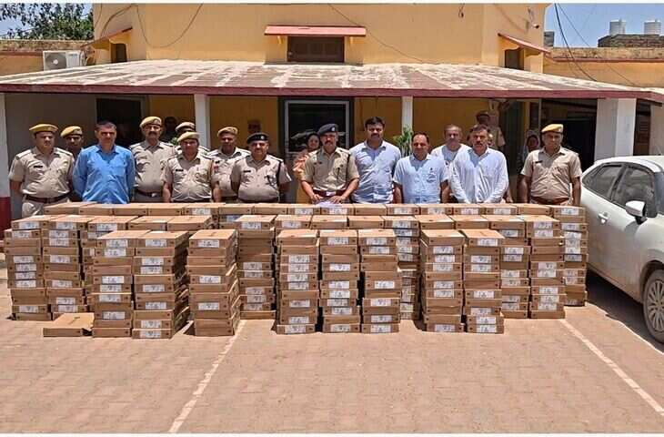 5.72 करोड़ के लैपटॉप-टैबलेट चोरी का खुलासा, वीडियो में देंखे डीग पुलिस ने मास्टरमाइंड को दबोचा, 4.14 करोड़ का माल बरामद