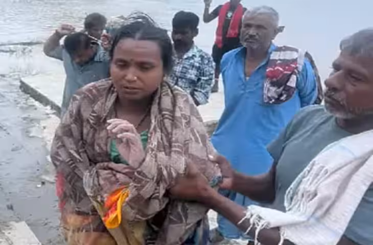 गंगा में छलांग लगाने के 14 घंटे बाद जिंदा मिली महिला, 35 KM दूर मछुआरों ने बचाया