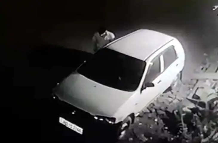 Ranchi  चोरी के कुछ ही देर बाद मिली कार,चोरी की पूरी घटना CCTV में कैद, 